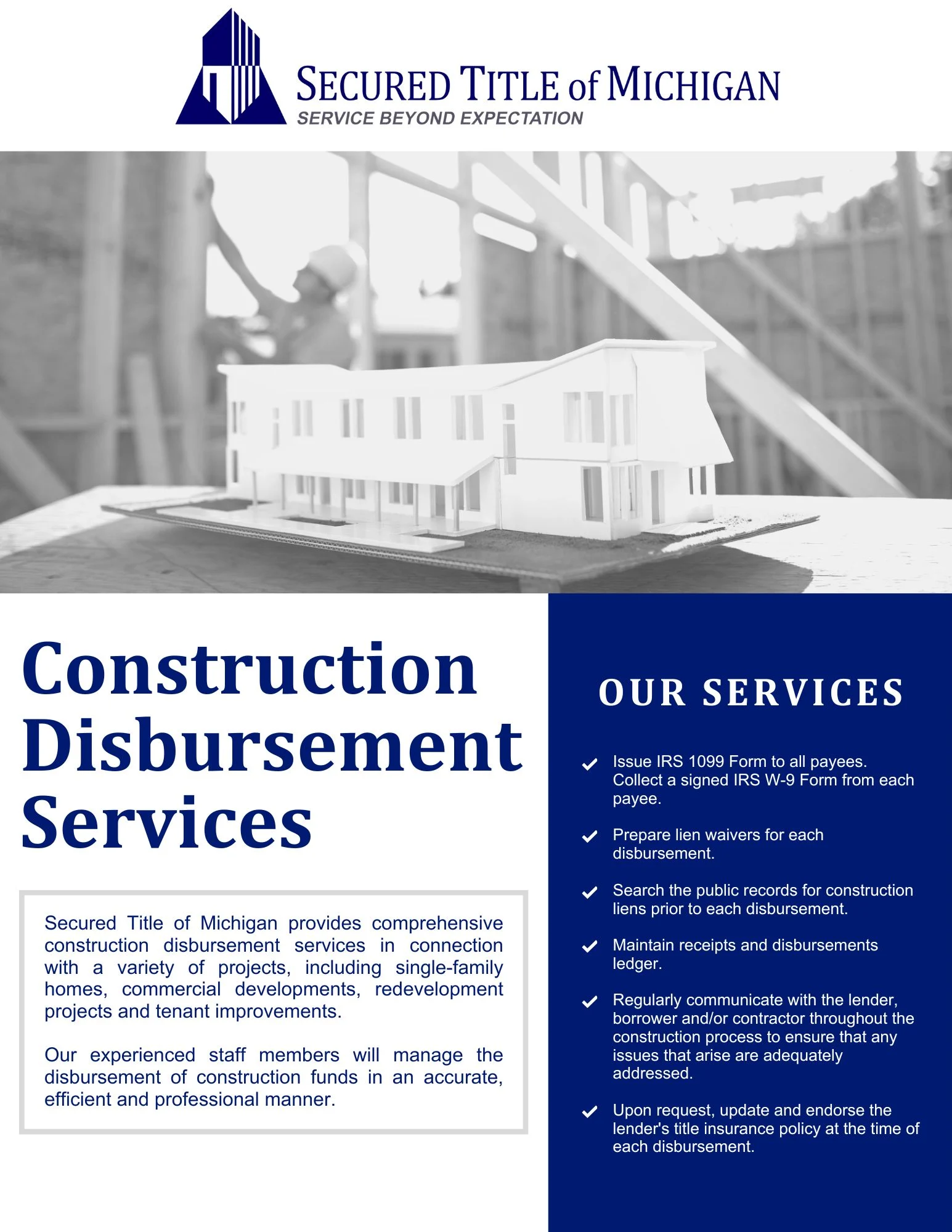 STM Construction Disbursement Services